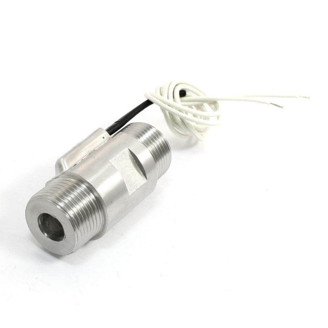 1" Dia Male Thread Metal Luquid Flow Sensor Switch for Heater Control