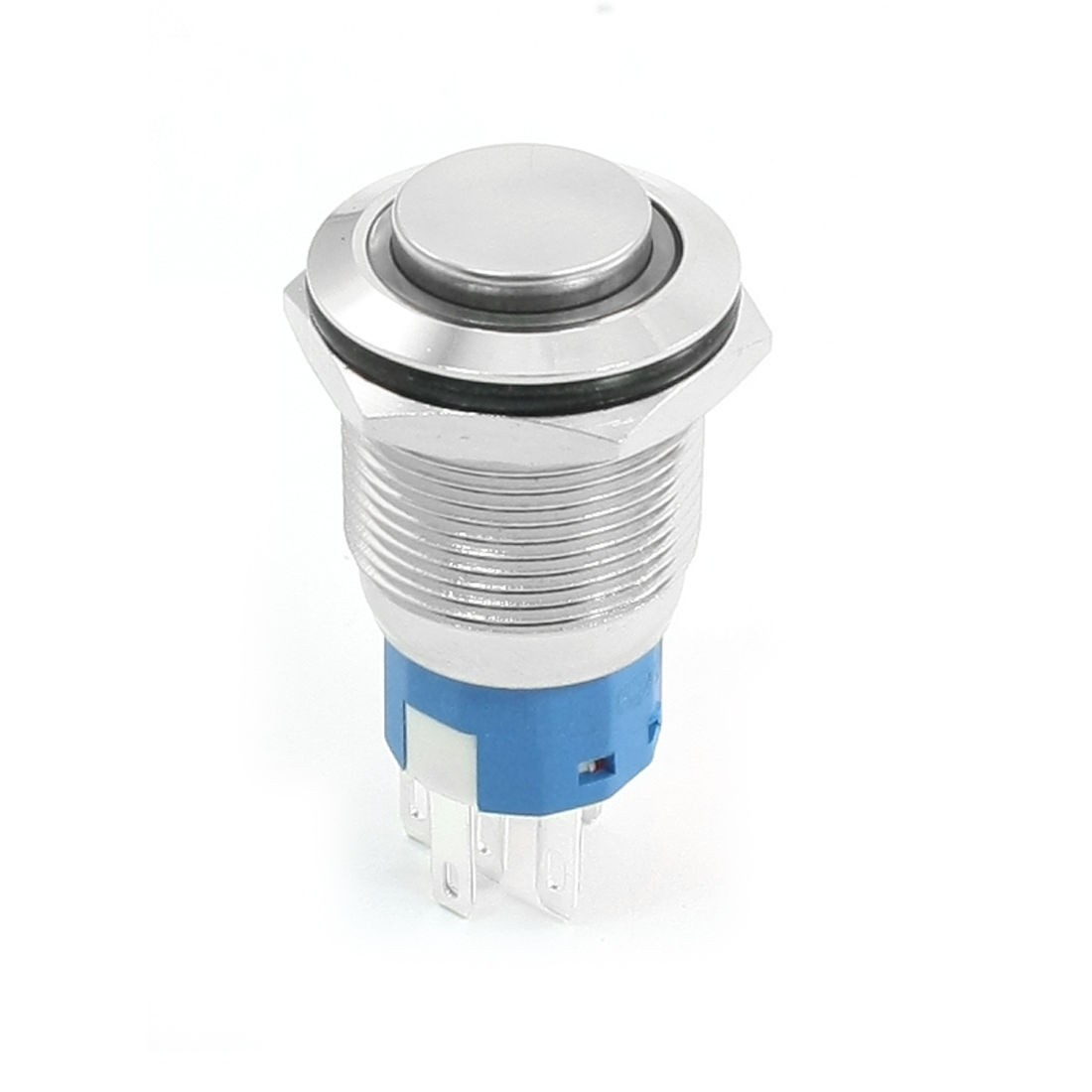 5Pin Terminal Red Pilot Lamp 12V SPDT Latching Button Switch 5A 250VAC