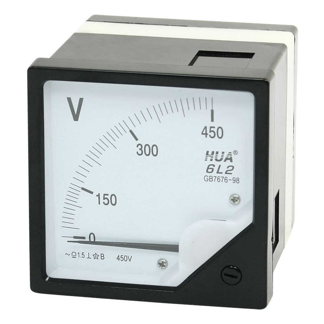 Class 1.5 AC0-450V Screw Mounted Voltage Test Meter Voltmeter 6L2