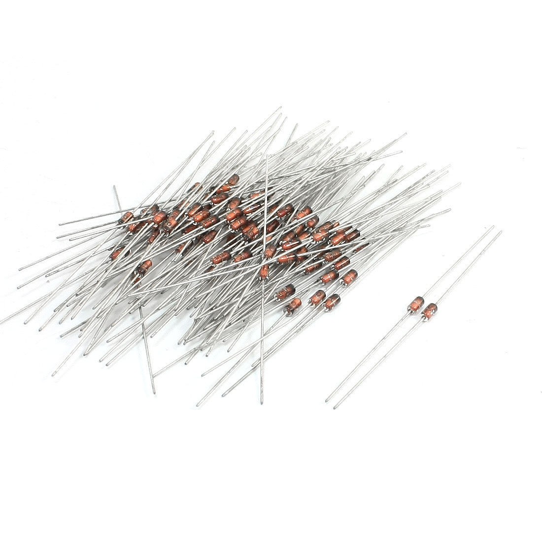 100 Pcs 1/2W 3V Through Hole Mounted Axial Leads Zener Diode