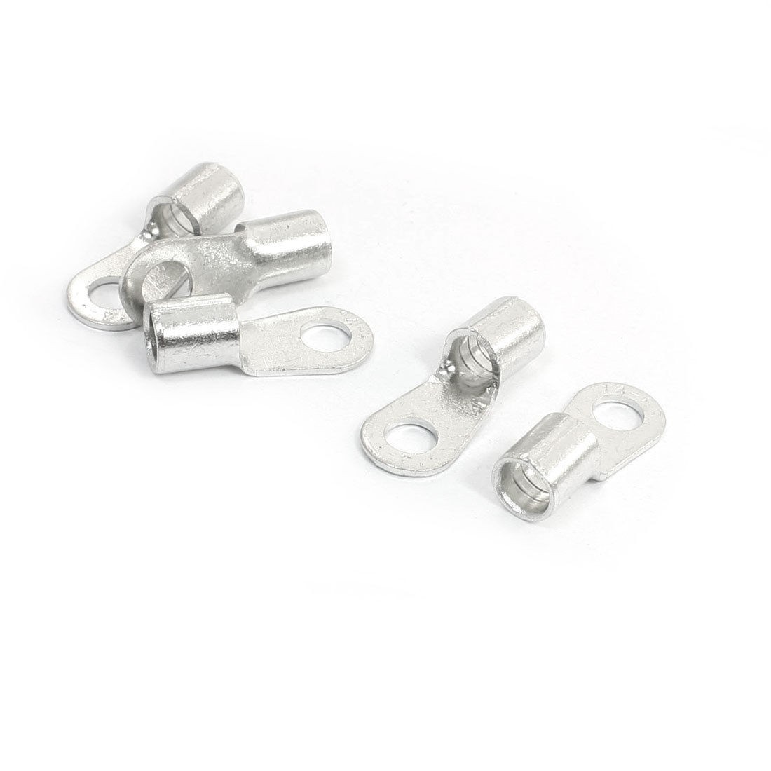 5pcs RNB14-6 AWG 22-16 Wire Connector Non-insulated Terminals Cable Lug