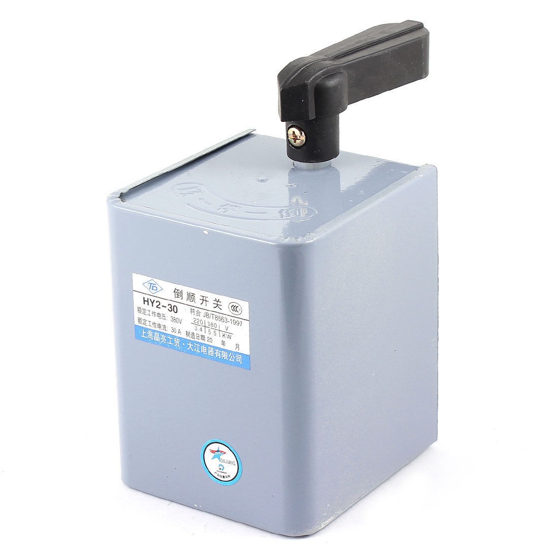 AC 380V 30A Forward Stop Reverse Motor Cam Starter Control Switch