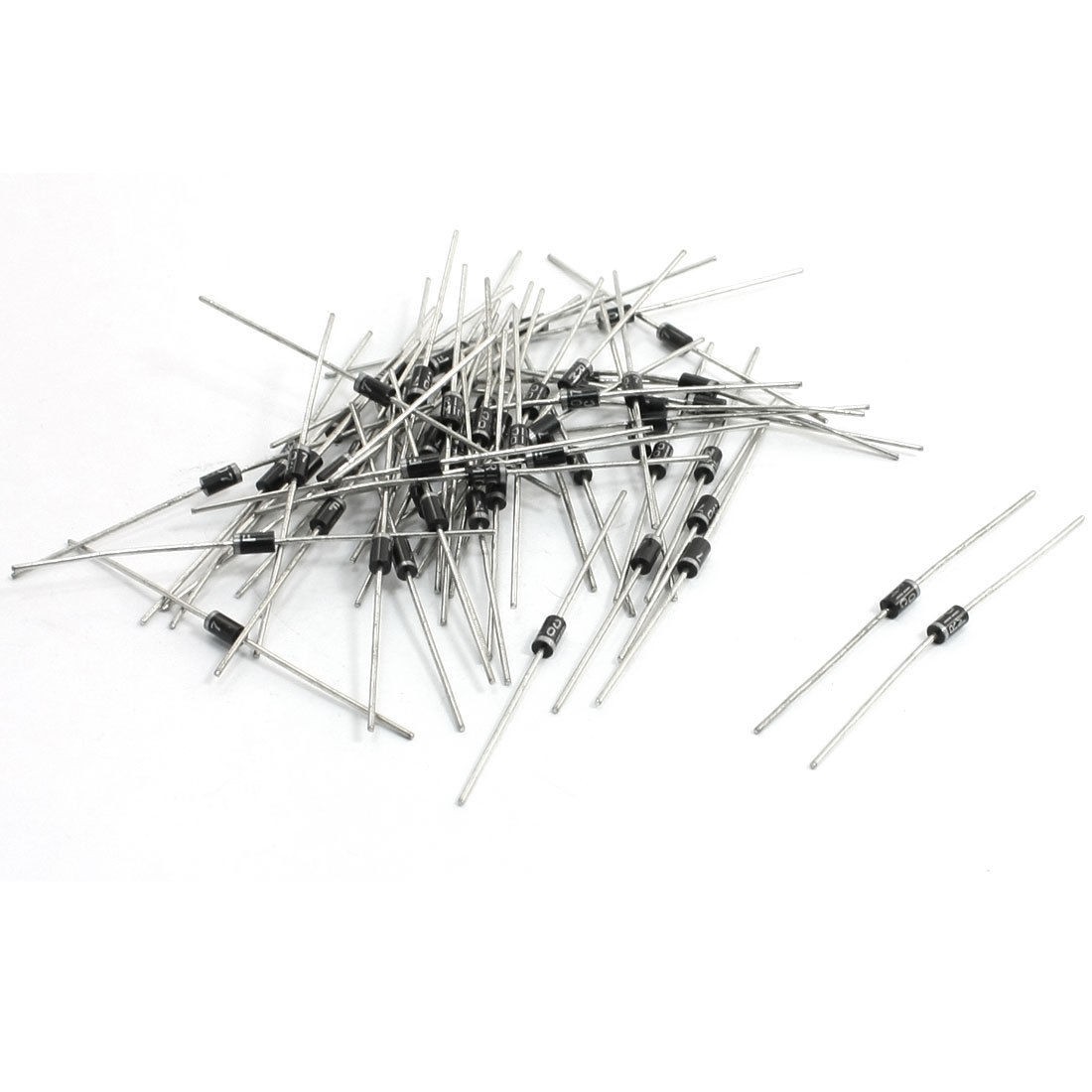 60 Pieces FR107 1000V 1A Axial Lead Polarized Rectifier Diodes