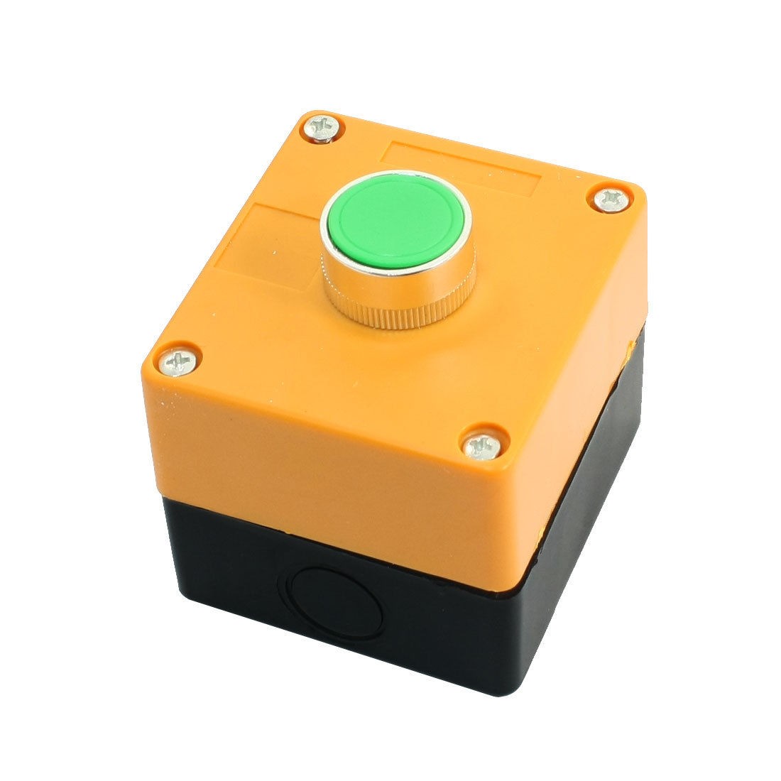 22mm Hole Dia Momentary Green Push Button Switch 660V 10A w Control Box