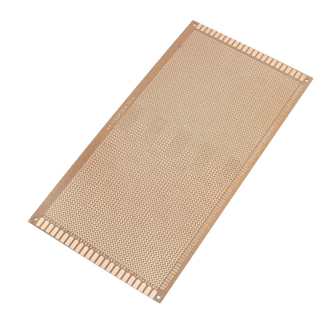 130x250mm Single Side Copper Coated Brown Printed Circuit Board Stripboard