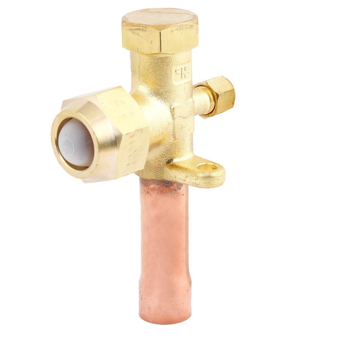 3/4 Three Ways Chrome Finish Brass Air Condition Angle Valve Fitting