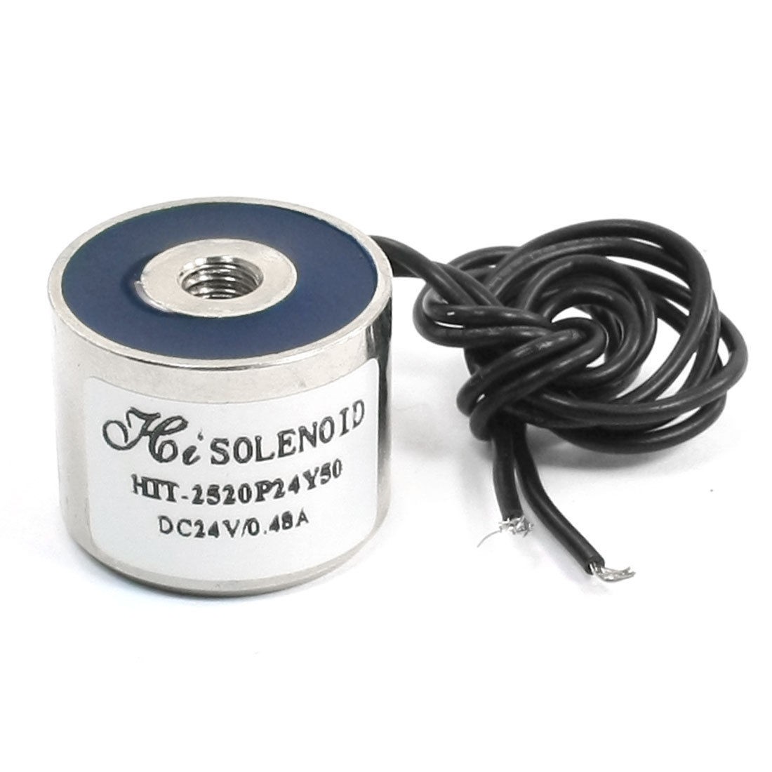 DC 24V 10.56W 9Kg 2 Wired Electric Electromagnet Solenoid Lift Holding