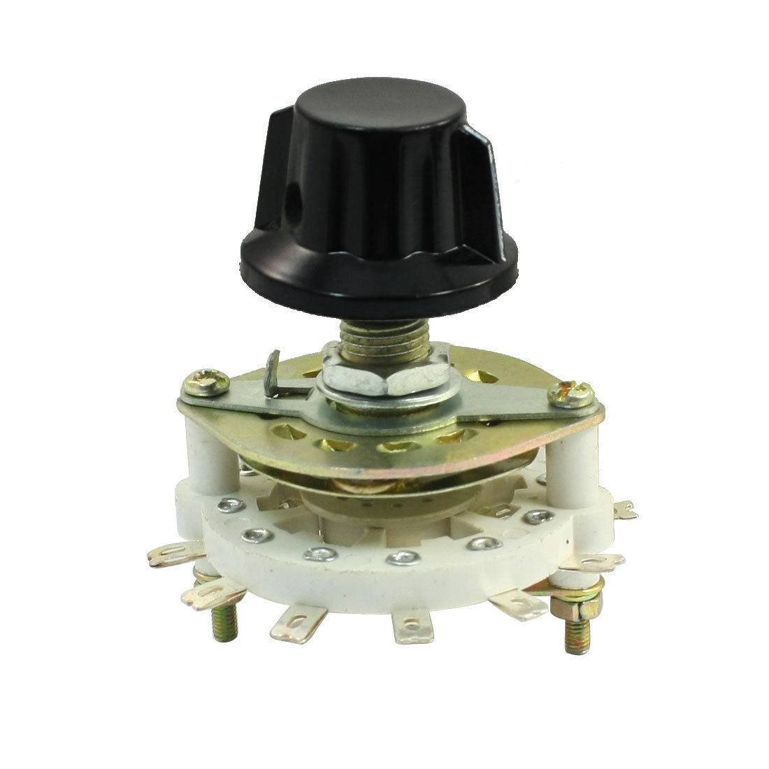 Plastic Knob 1P11T 1Pole 11 Throw Band Channel Rotary Switch Selector