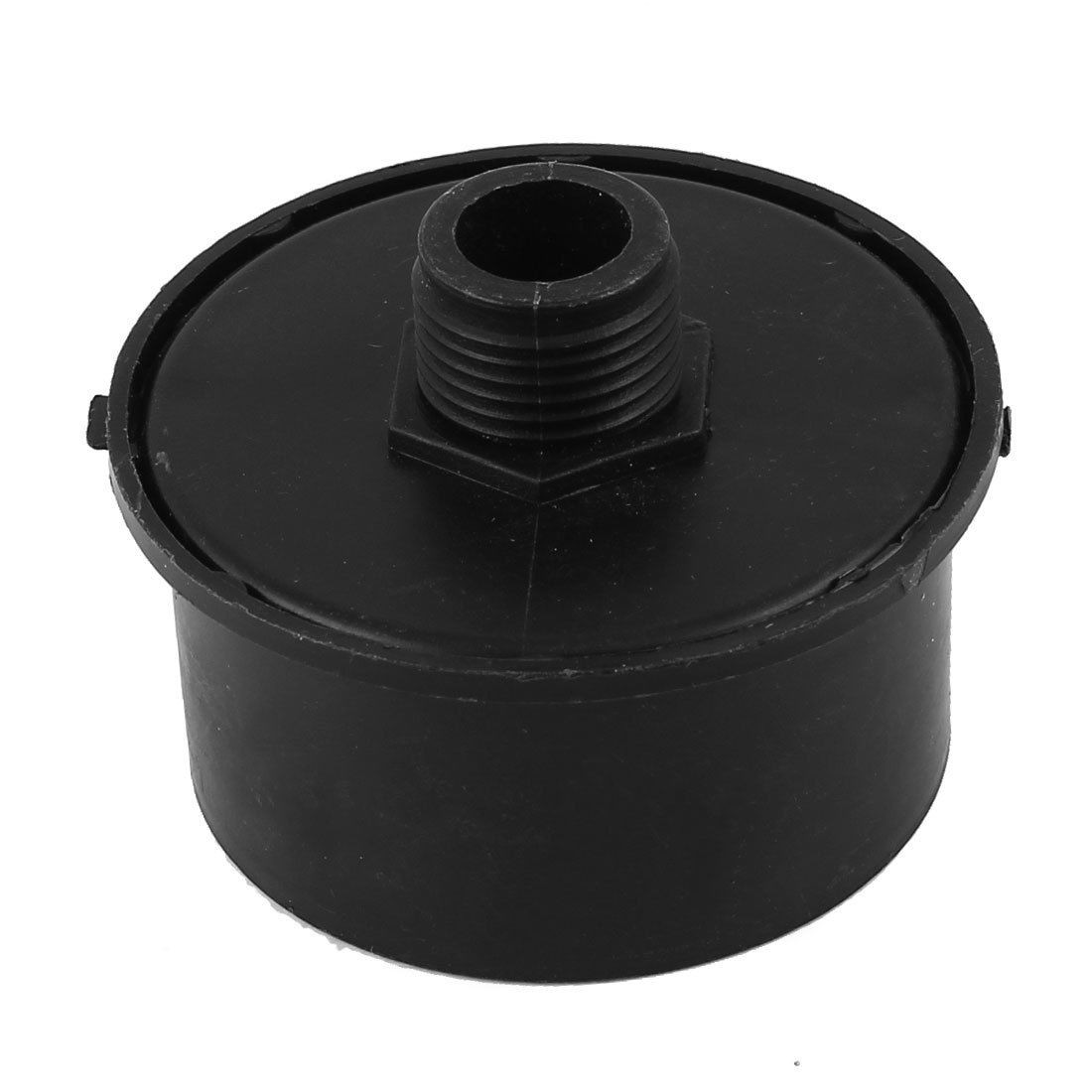 1/2" NPT Male Thread Air Compressor Intake Filter Silencer Black