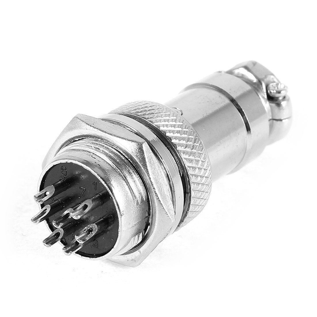 Waterproof Metal Aviation Circular Adapter Connector 7 Pin P16-7 Core