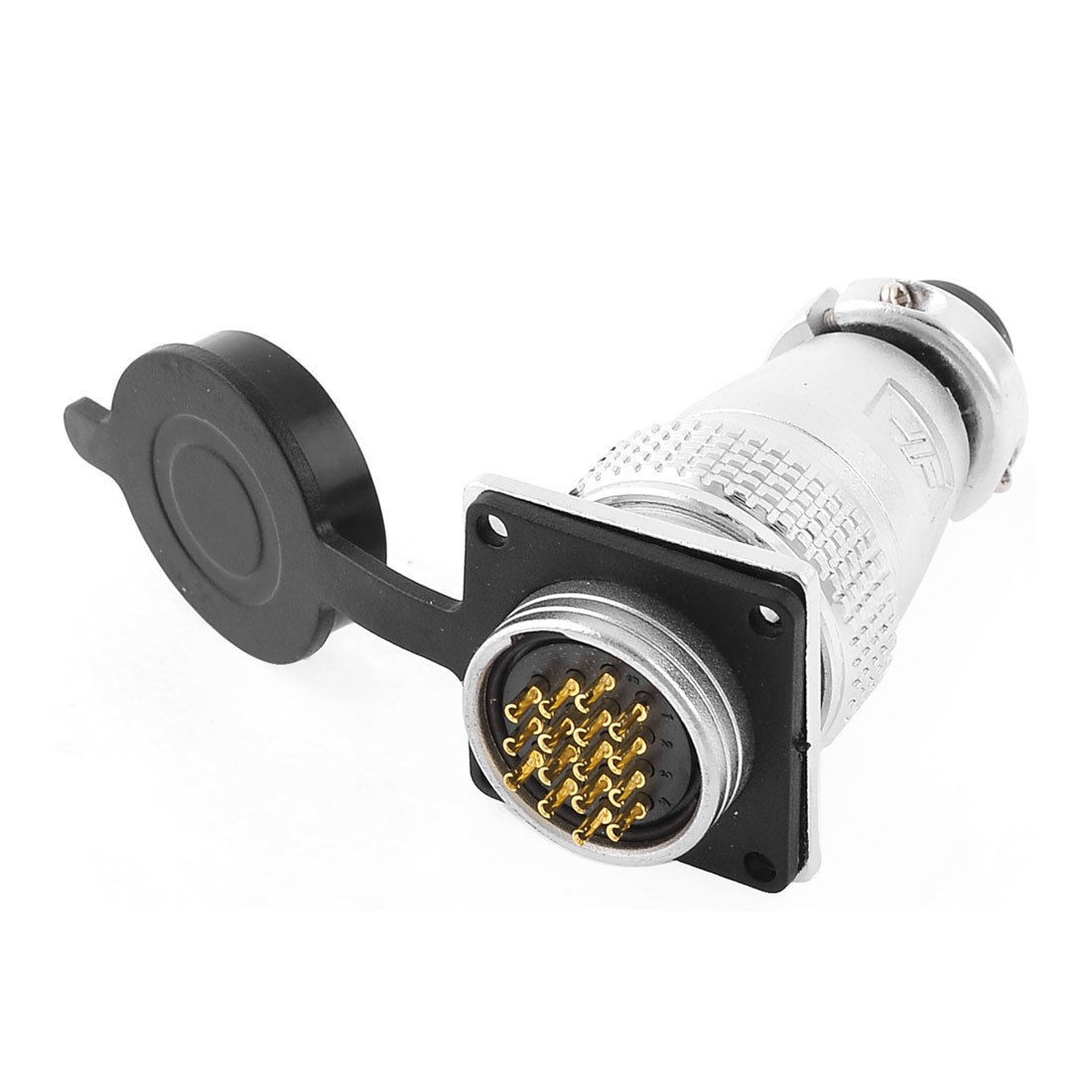 Y28-16 Waterproof 16 Pin Aviation Connector Adapter Plug AC 400V 12A