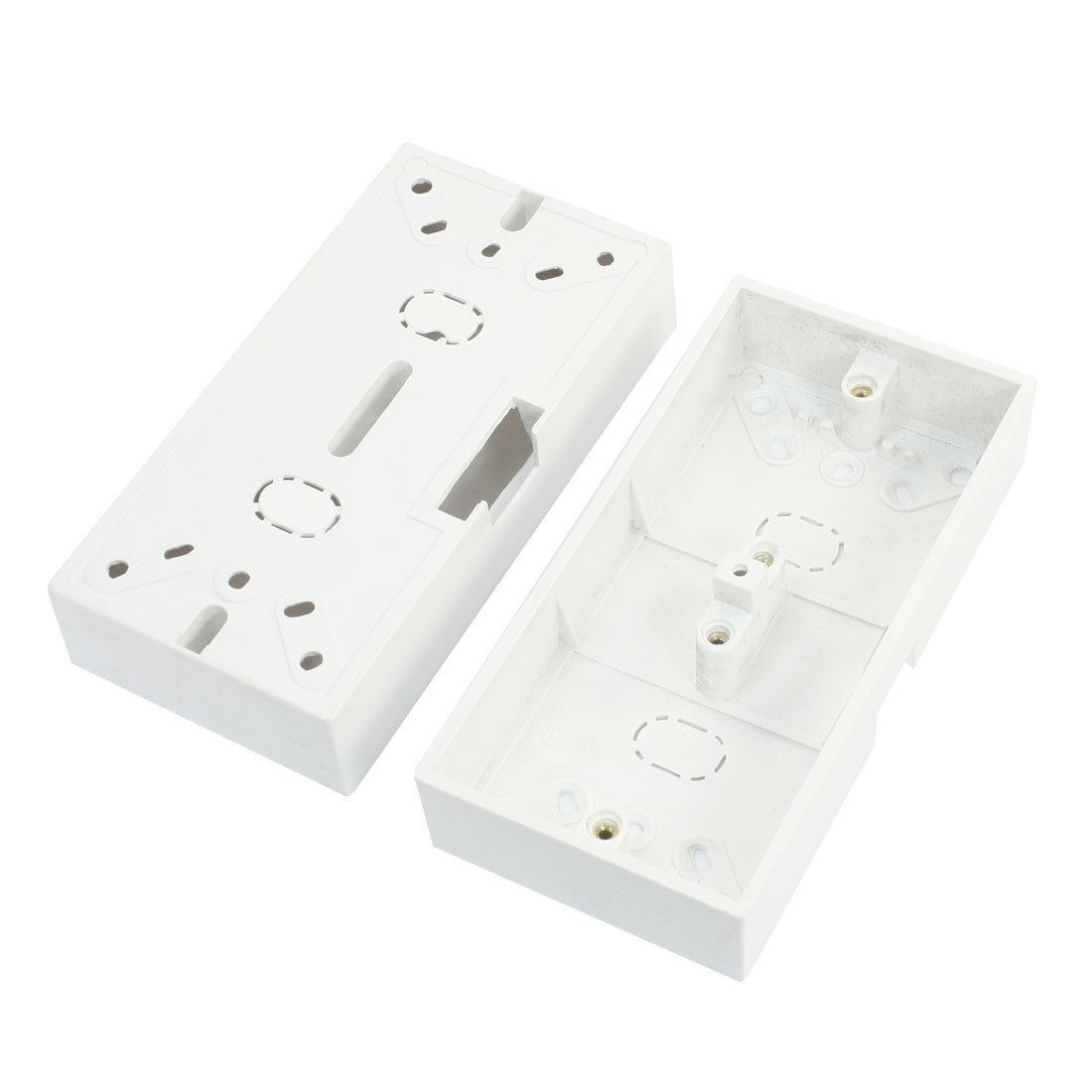2pcs Flush Mount Wallpanel Electronic Junction Box 17x8.5x3.5cm