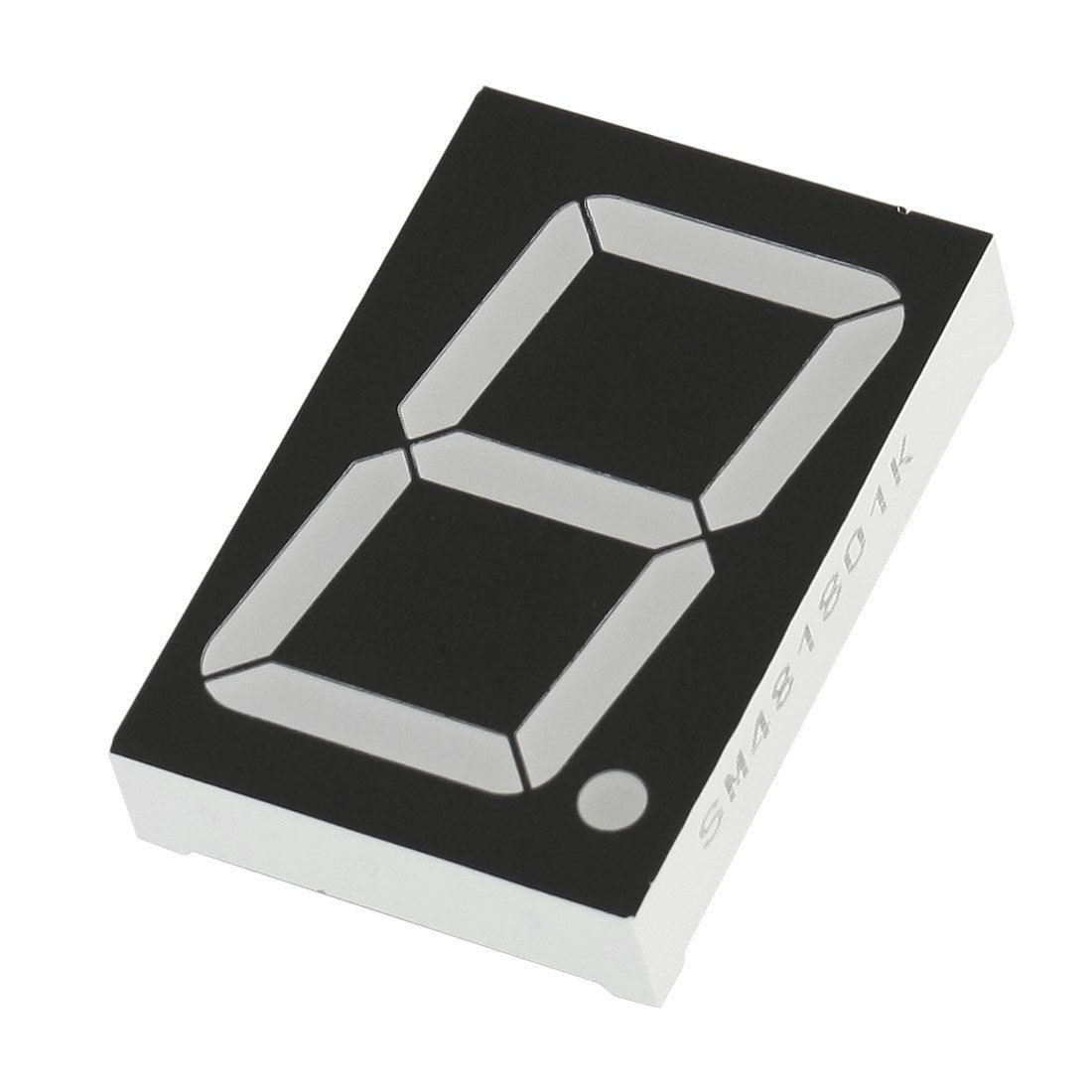 56mm x 38mm 1 Digit Red Light LED Numeric Display Common Anode
