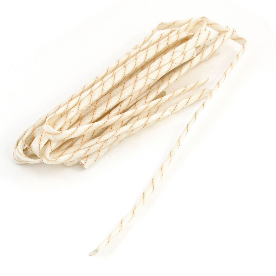 6 Pcs 87.5cm Length 6mm Dia. PVC Fiberglass Insulating Sleeving Sleeve