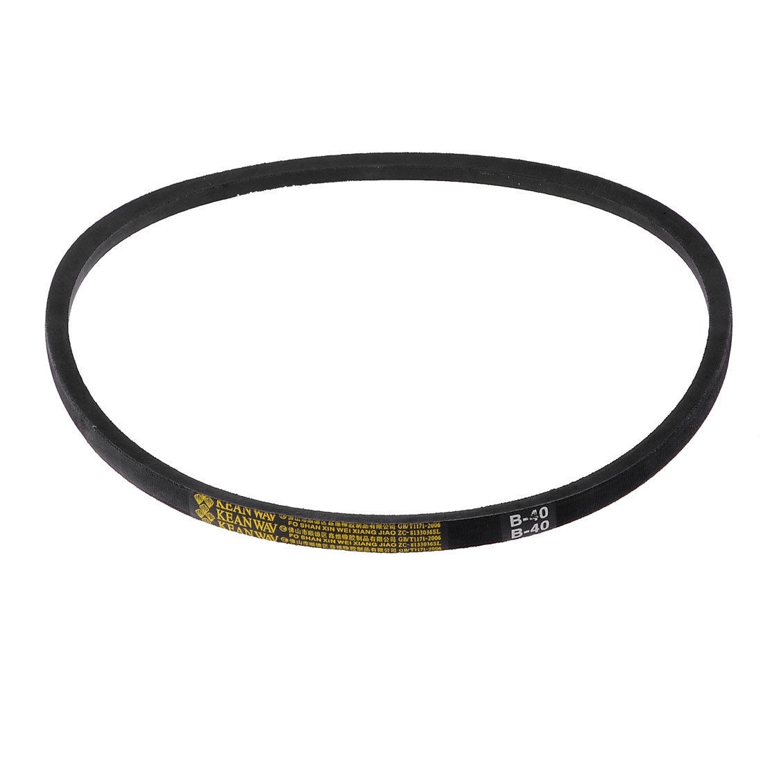 Black Inner Girth 40" Rubber B Type Wedge Rope Vee Belt