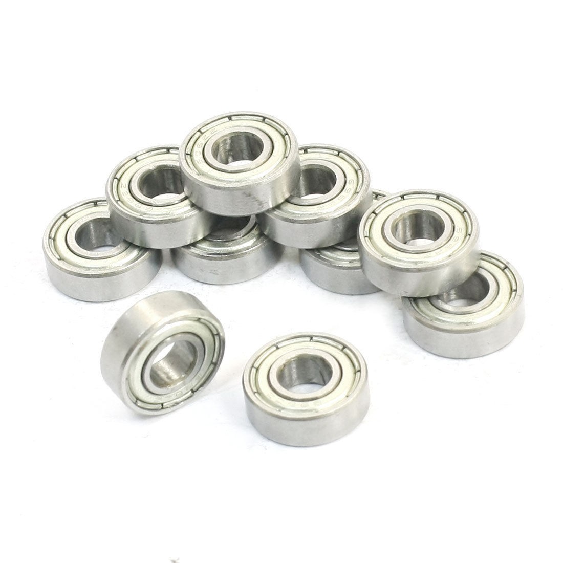 10 Pcs 696ZZ Metal Shields Sealed Deep Groove Ball Bearings 6 x 15 x 5mm