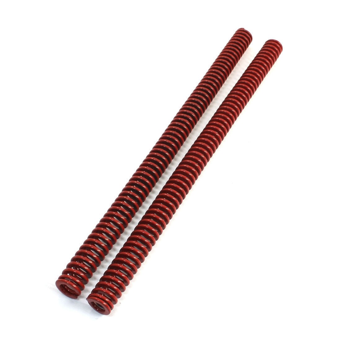 18mm x 10.5mm x 300mm US Standard Red Chromium Alloy Compression Spring x 2