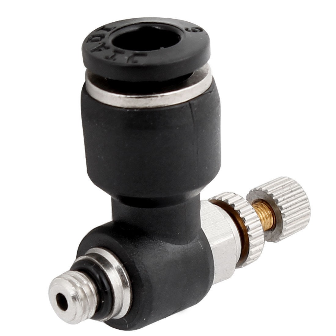 Black Thread to 6mm Tube Push in Fittings Speed Controller