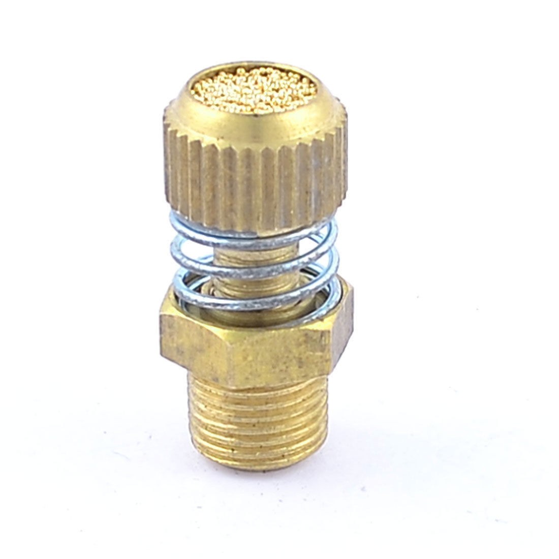 Adjustable Brass Exhaust Noise Silencer Muffler 1/8" BSP Male Threaded for Valve