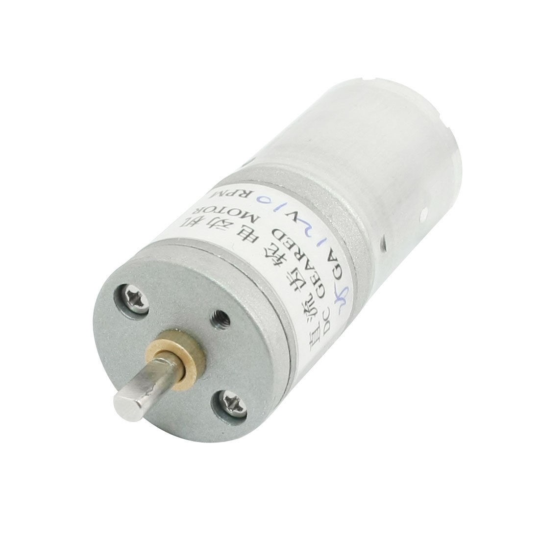 High Torque Speed Reducing Cylinder DC Gear Motor DC12V 10RPM