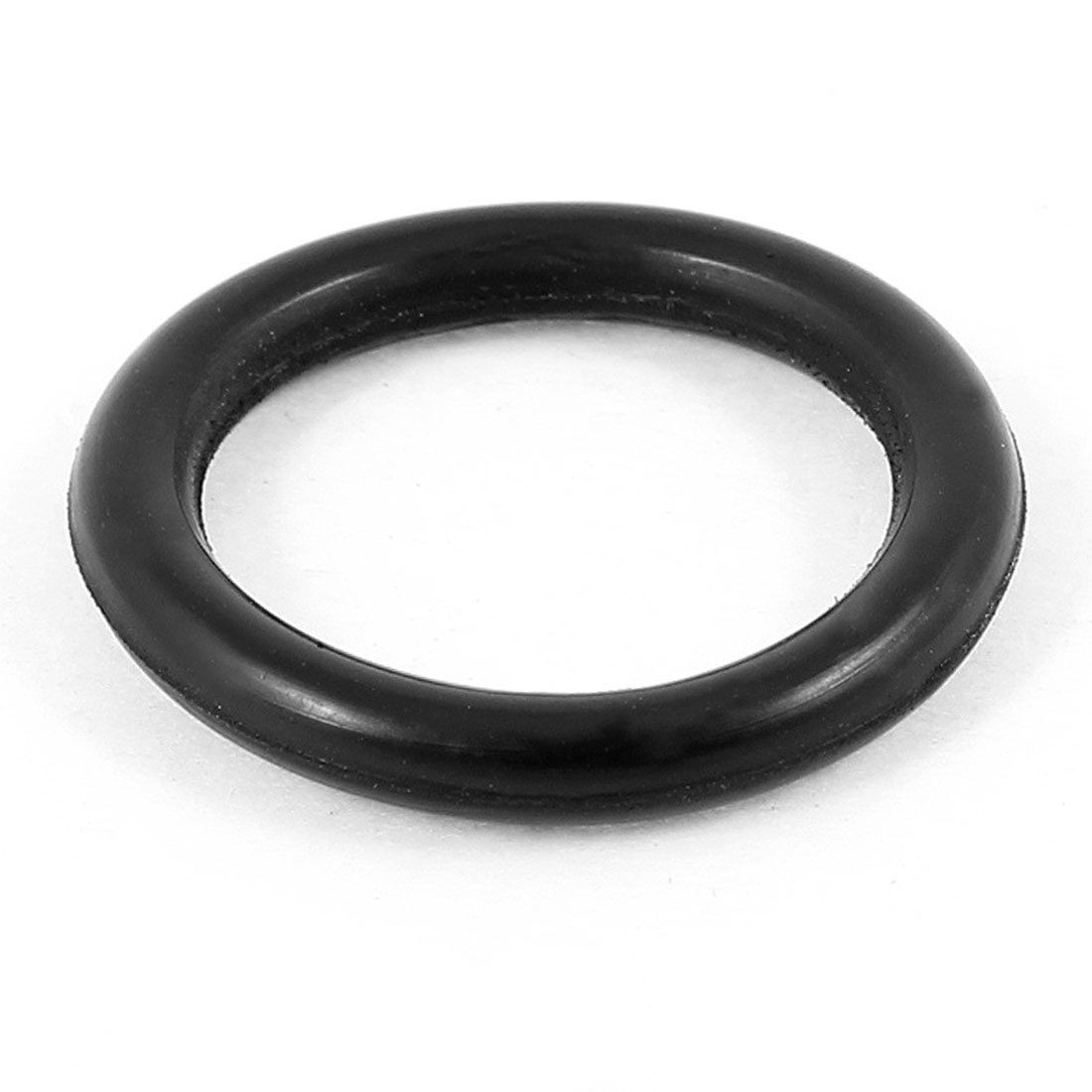 21mm x 15mm Black Rubber Oil Seal O Rings Gaskets Grommets