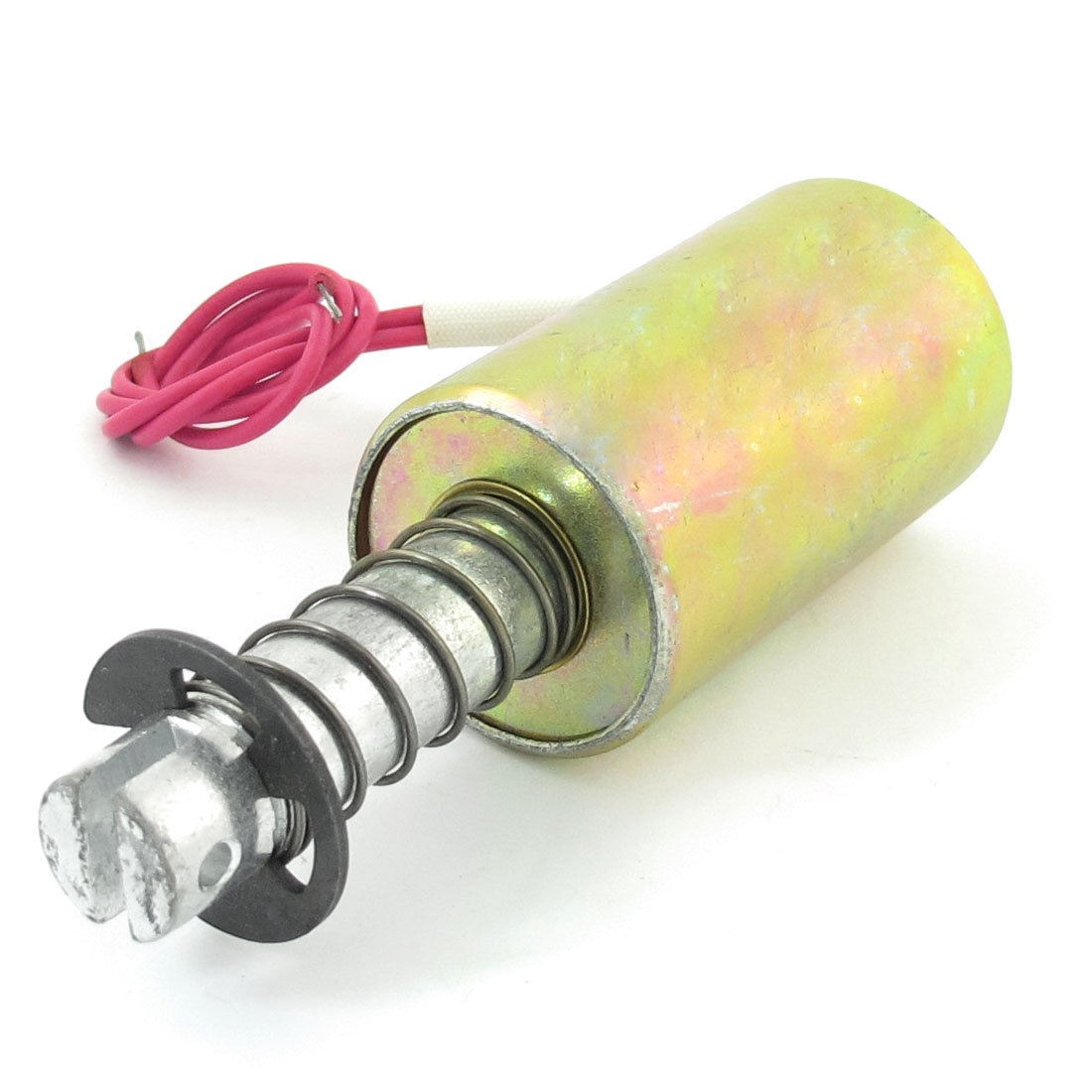 DC 12V 10mm 6Kg Pull Type Tubular Solenoid Electromagnet w Spring Return MQ8-257