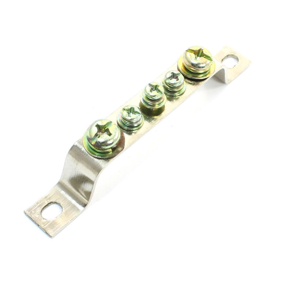 Power Cable Wire Connector Copper Screw Terminal Block 5 Positions