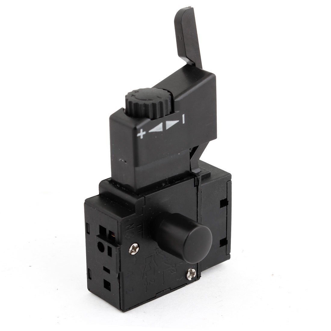 FA2-6/1BEK DPST Lock on Power Tool Trigger Button Switch Black
