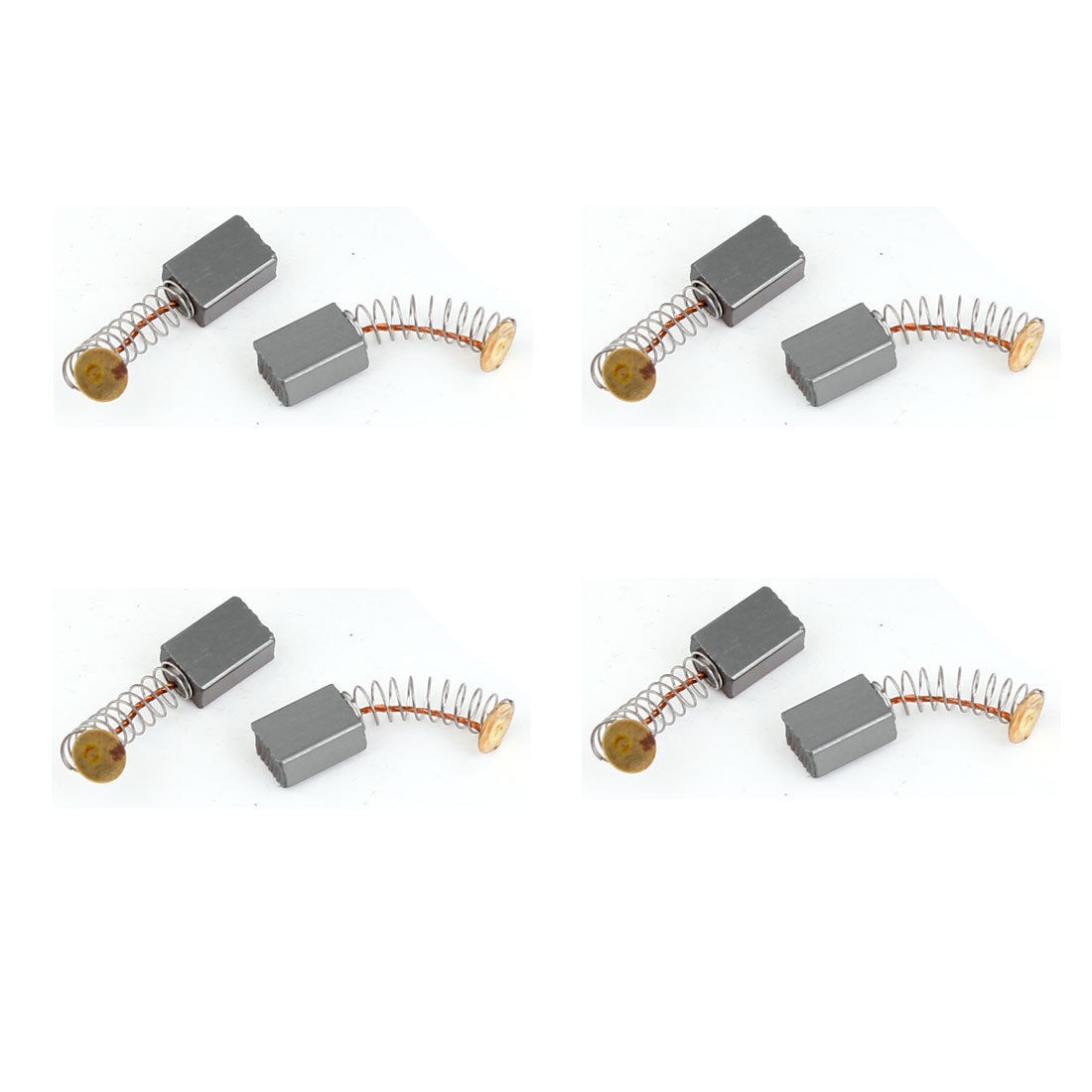 7/32" x 5/16" x 1/5" Motor Carbon Brushes Replacement 8 Pcs
