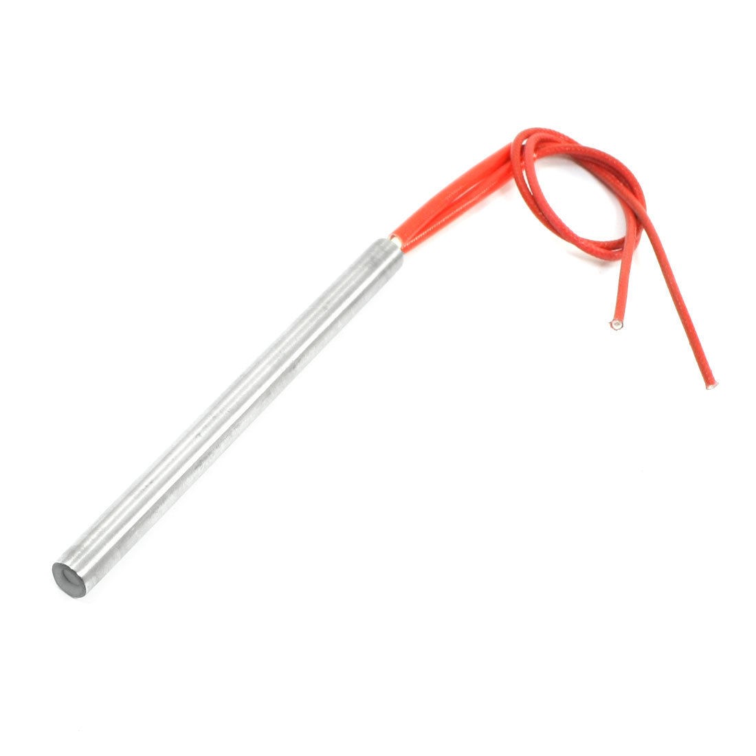 AC 110V 350W 9mm x 120mm Cartridge Heater Red Silver Tone for Mold Heating