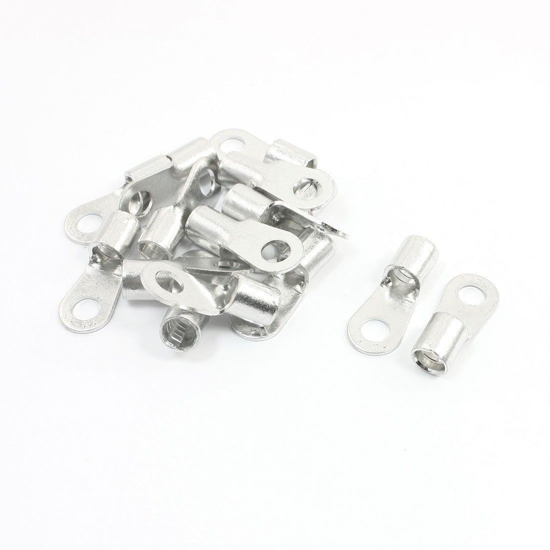 15pcs RNBS14-6 Electric Copper Cable Tube Lug Metal Terminal Connector