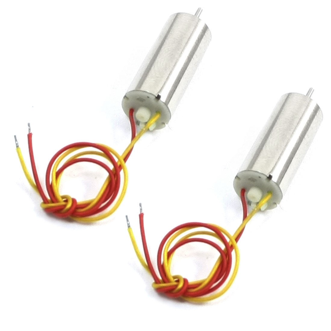 2pcs RC Airplane Part 2-Terminals DC Coreless Magnetic Motor 3.7V 40000RPM