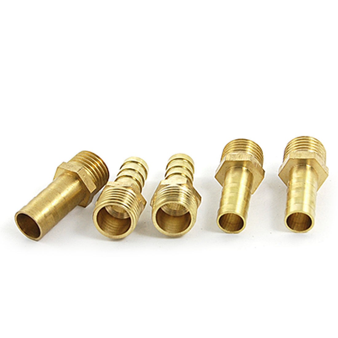 5 Pcs 9mm PEX Pipe to 13mm M Thread Adapter Connector