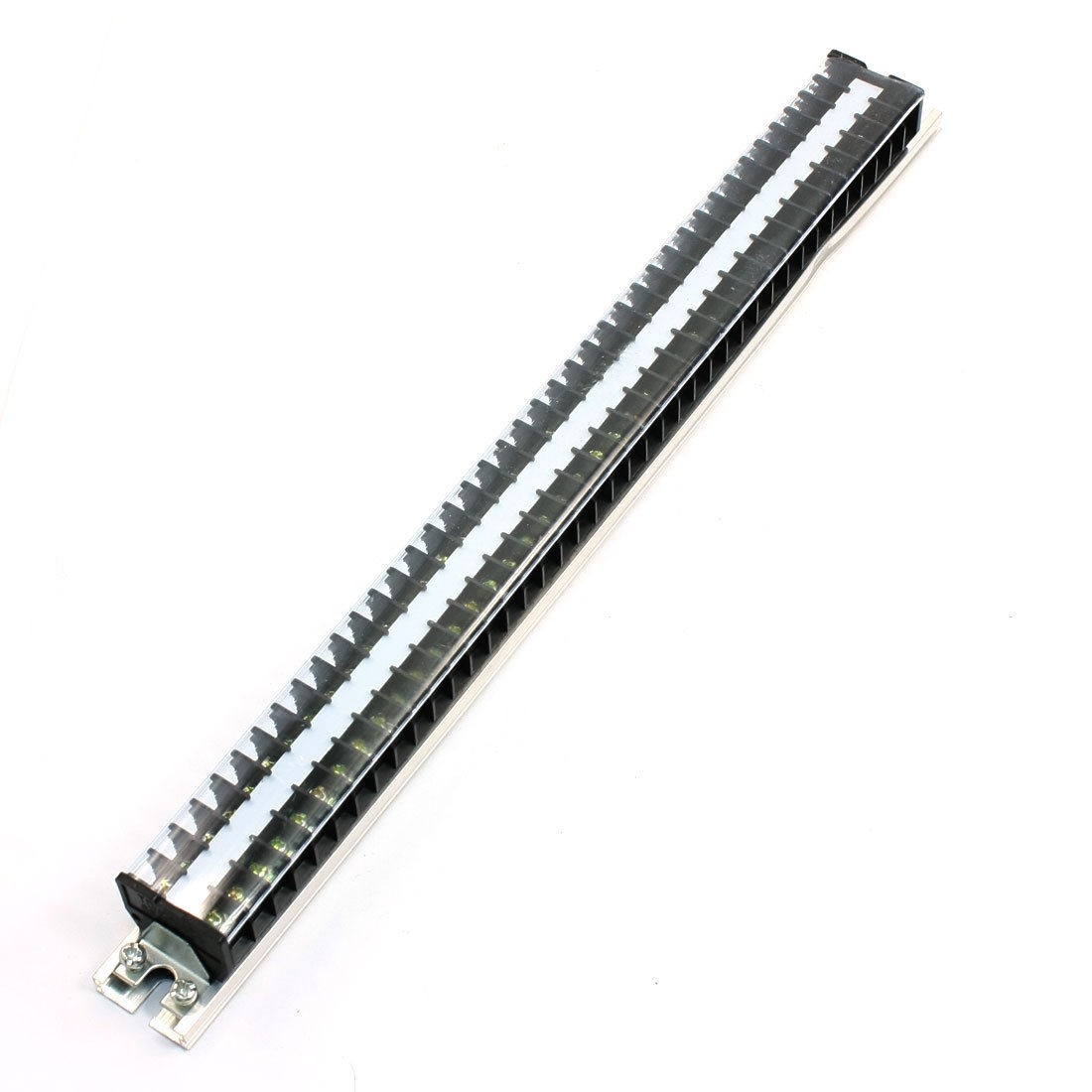 25mm DIN Rail 350mm Length 40 Pole 15A Barrier Screw Terminal Strip