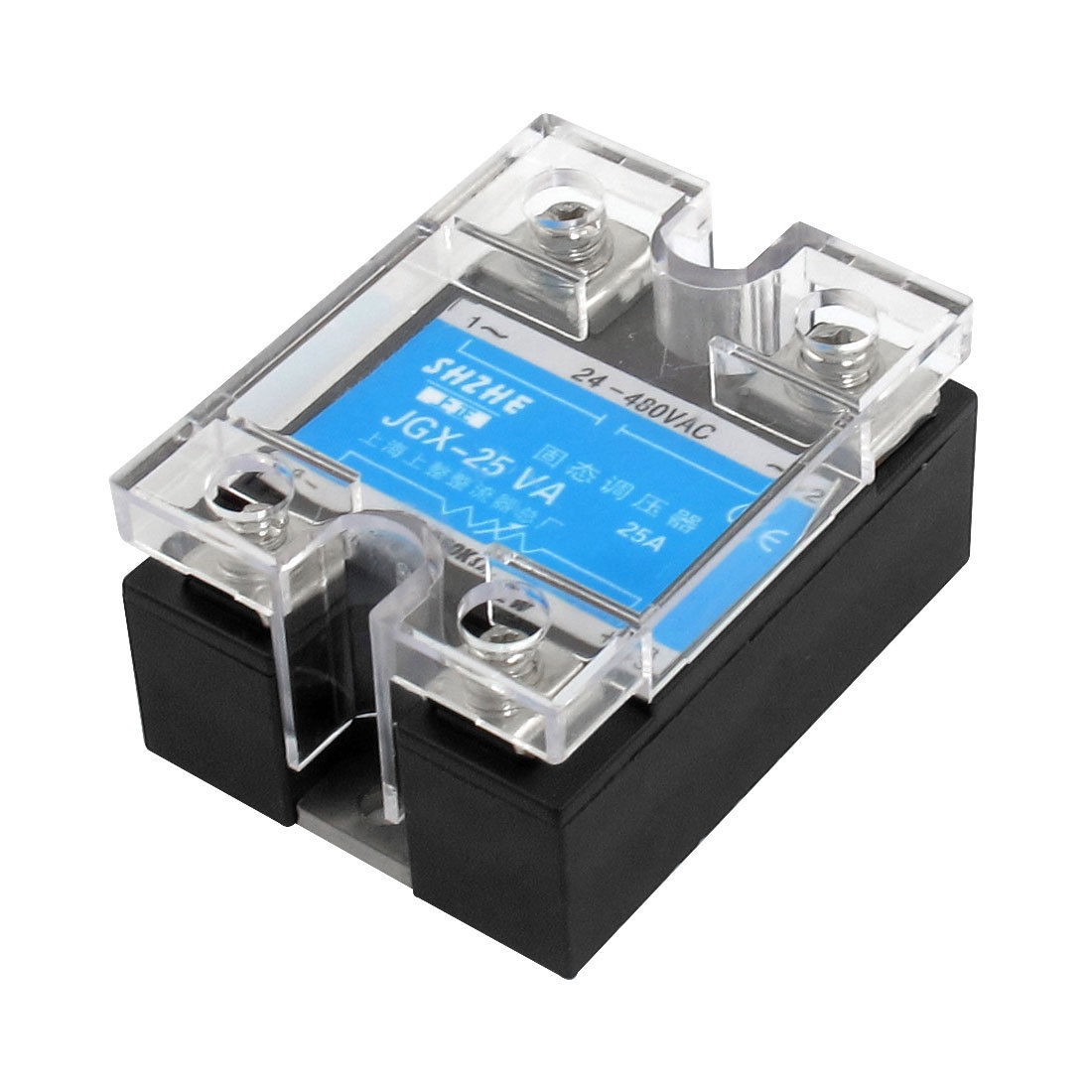 JGX-25VA 25A AC 24-480V Output Covered Adjustable Solid State Module Relay