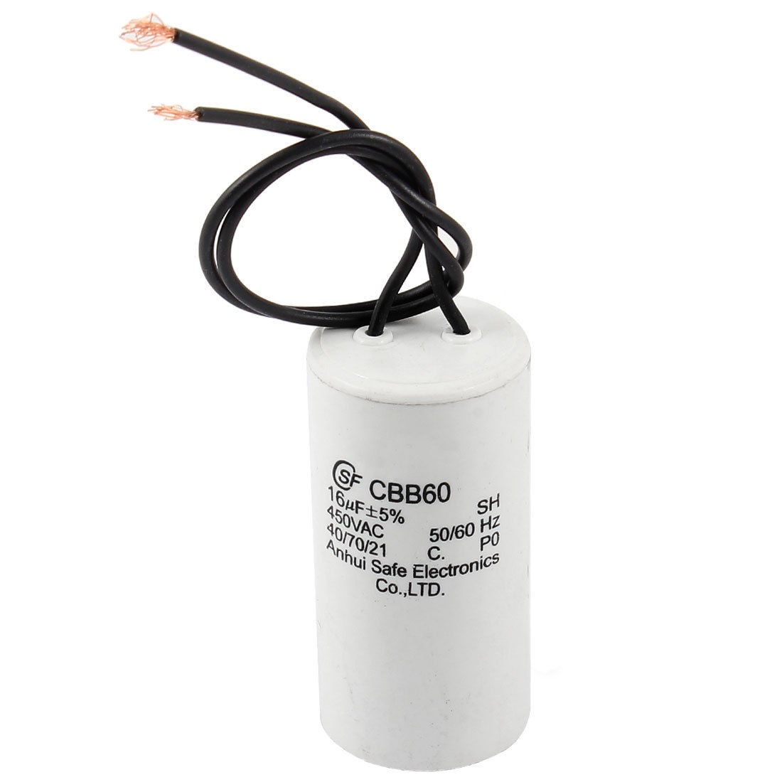 CBB60 16uF 5% AC 450V Polypropylene Film Motor Run Capacitor for Washer