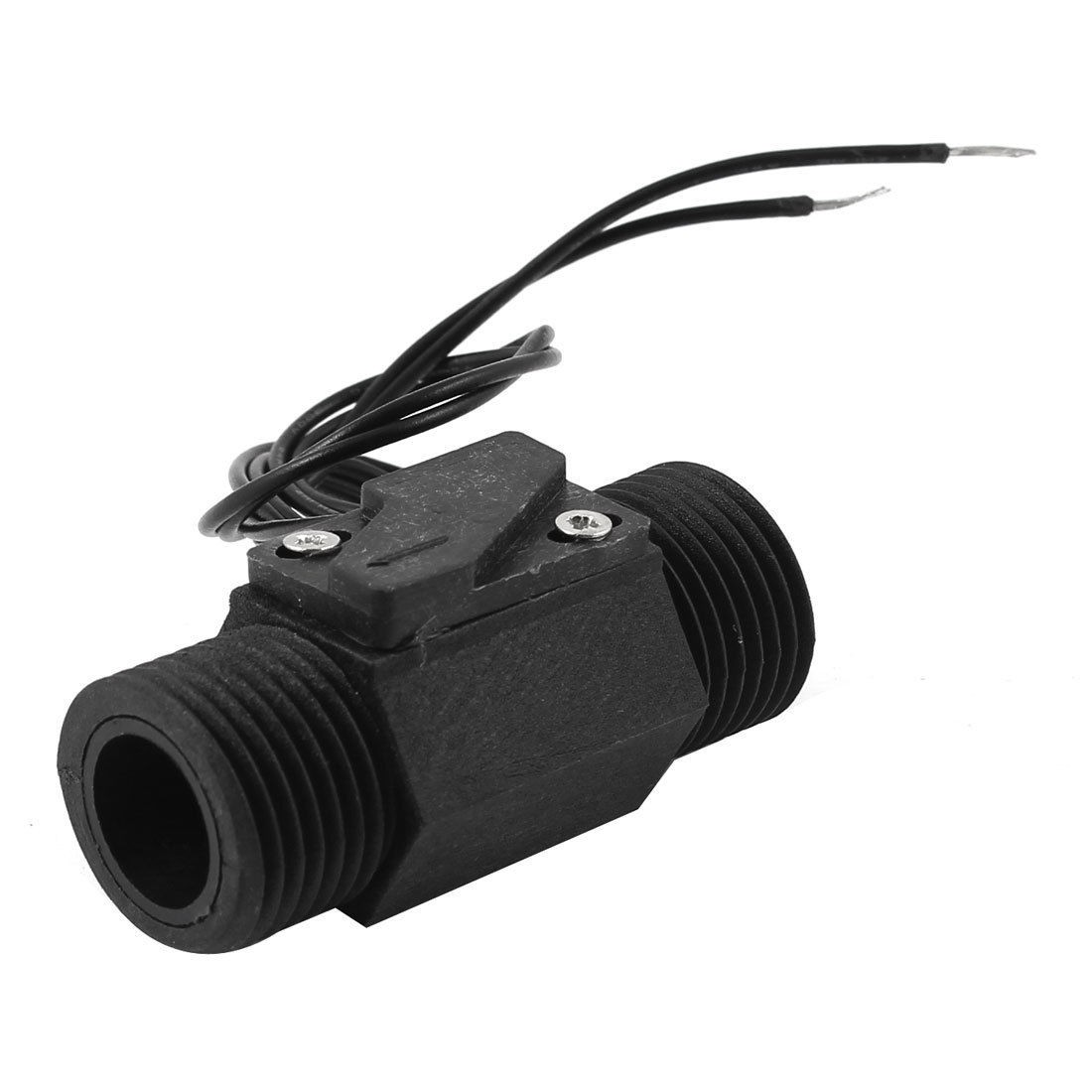 0.1A 100V Plastic Shell Liquid Water Flow Sensor Switches 0.75-5L/Min