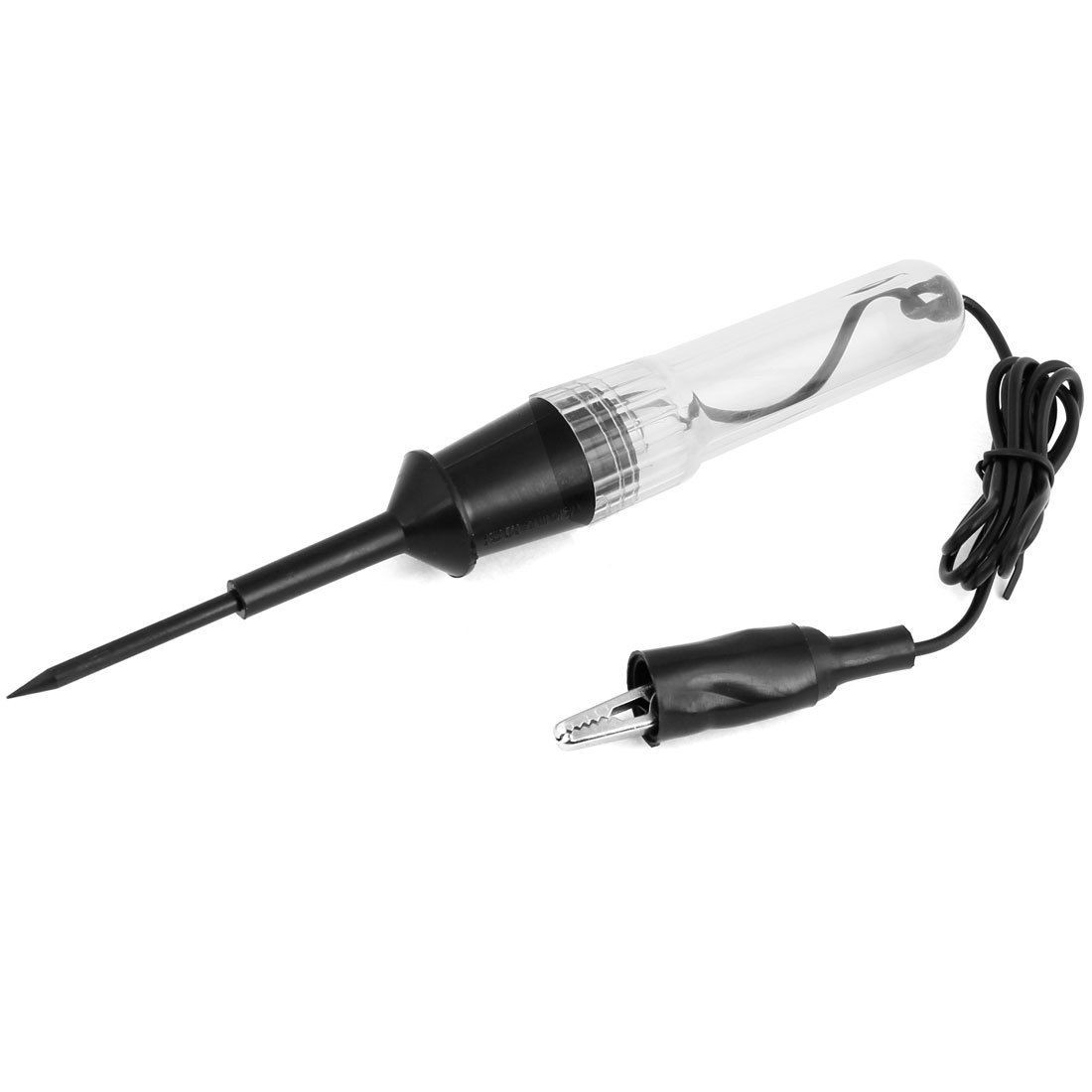 DC 6V-12V Car Electrical Circuit Voltage Tester Pen Electroprobe Clear Black