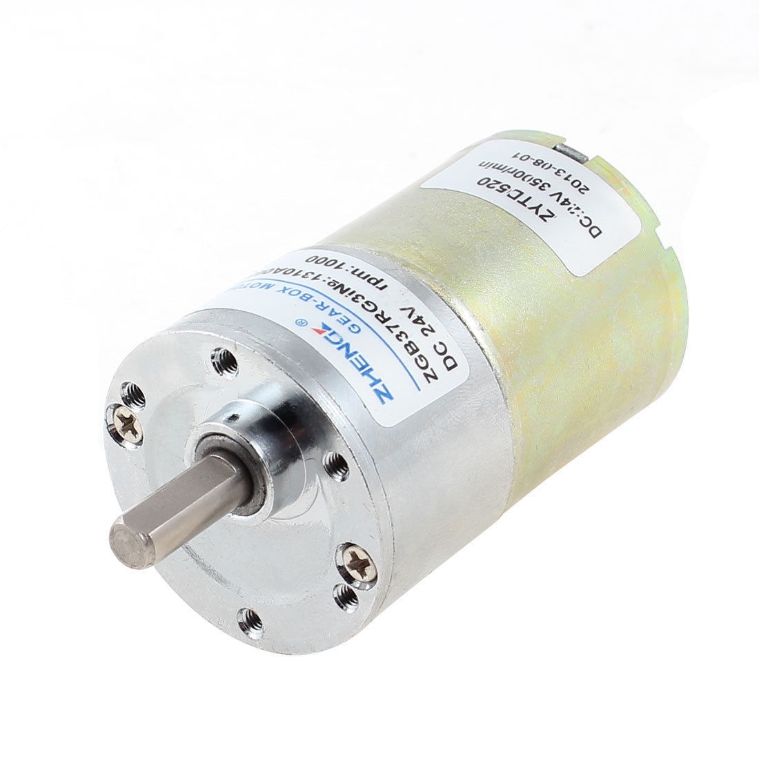 DC 24V 1000 RPM Metal Permanent Speed Reducing Geared Box Motor