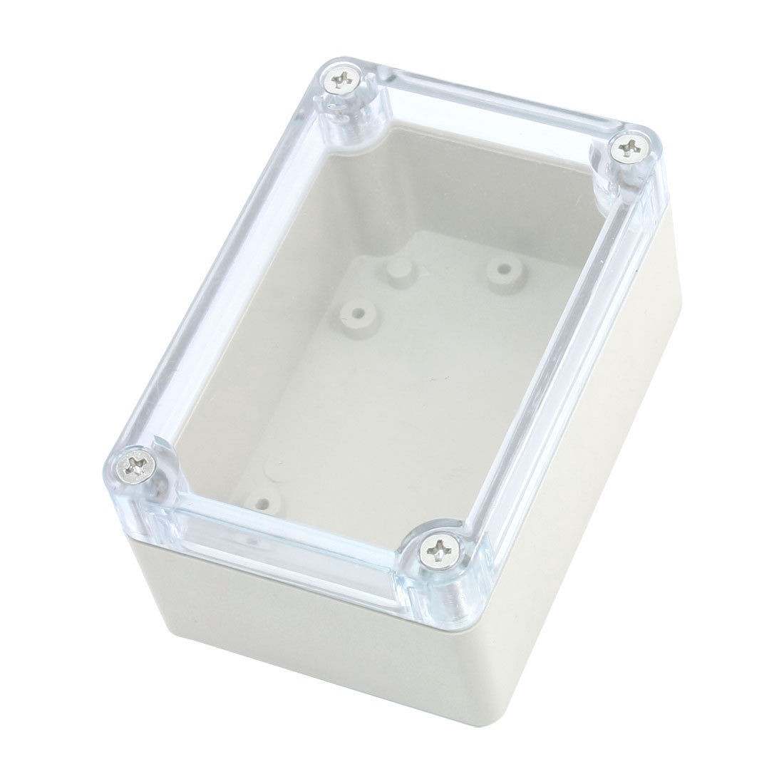Surface Screw Mounted Clear Cover Waterproof Joint Junction Box 100 x 68 x 50mm