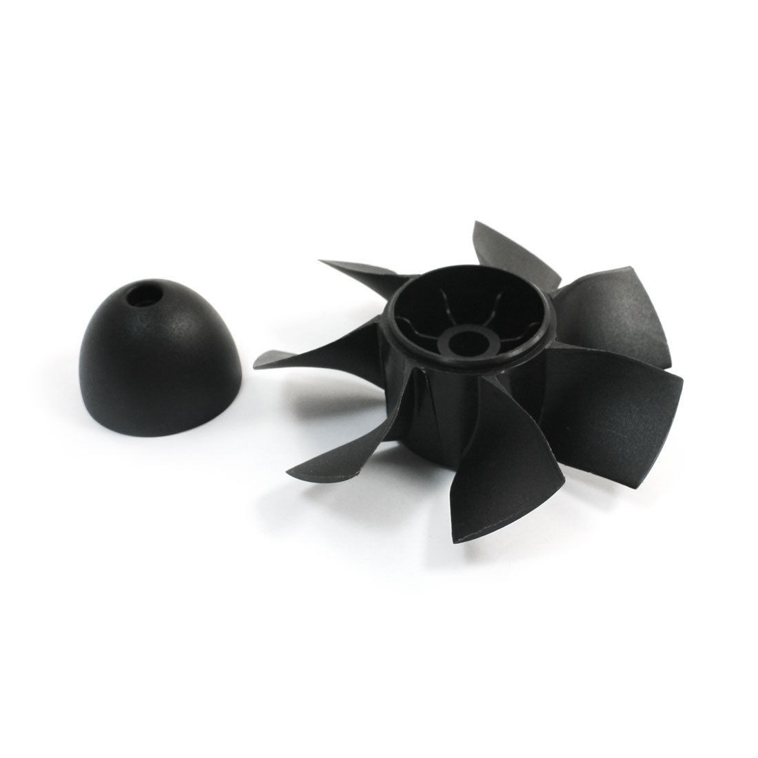 Black Plastic 7 Blades Ducted Fan Blade 3.5" 89mm for RC Plane