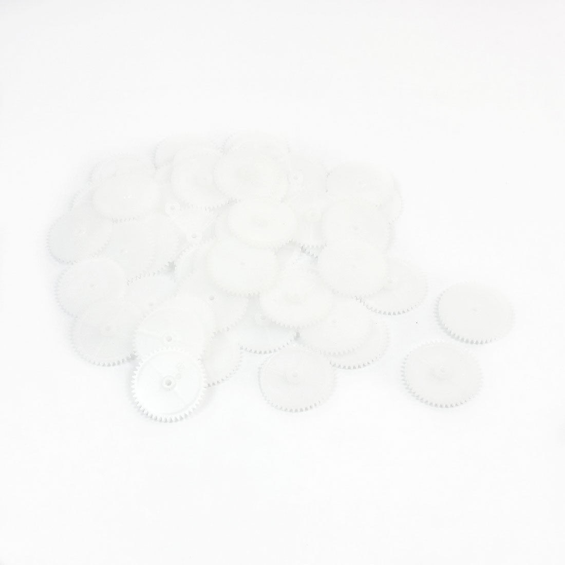 50Pcs 46Teeth 0.5 Modulus Plastic Single Steering Gear for Stepper Motor Gearbox