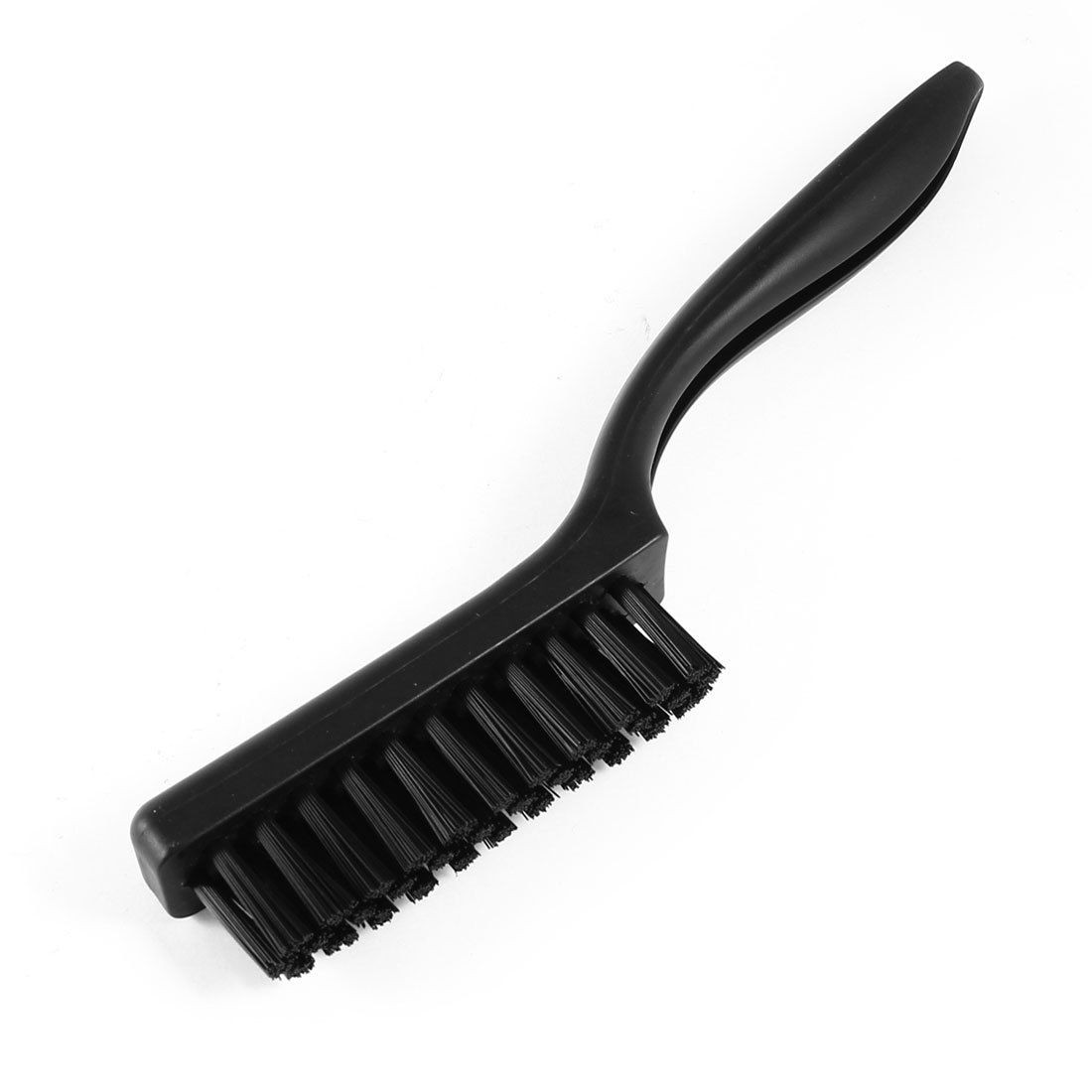 PCB Dirt Removed Curving Handle Black Soft Bristle Anti Static Brush