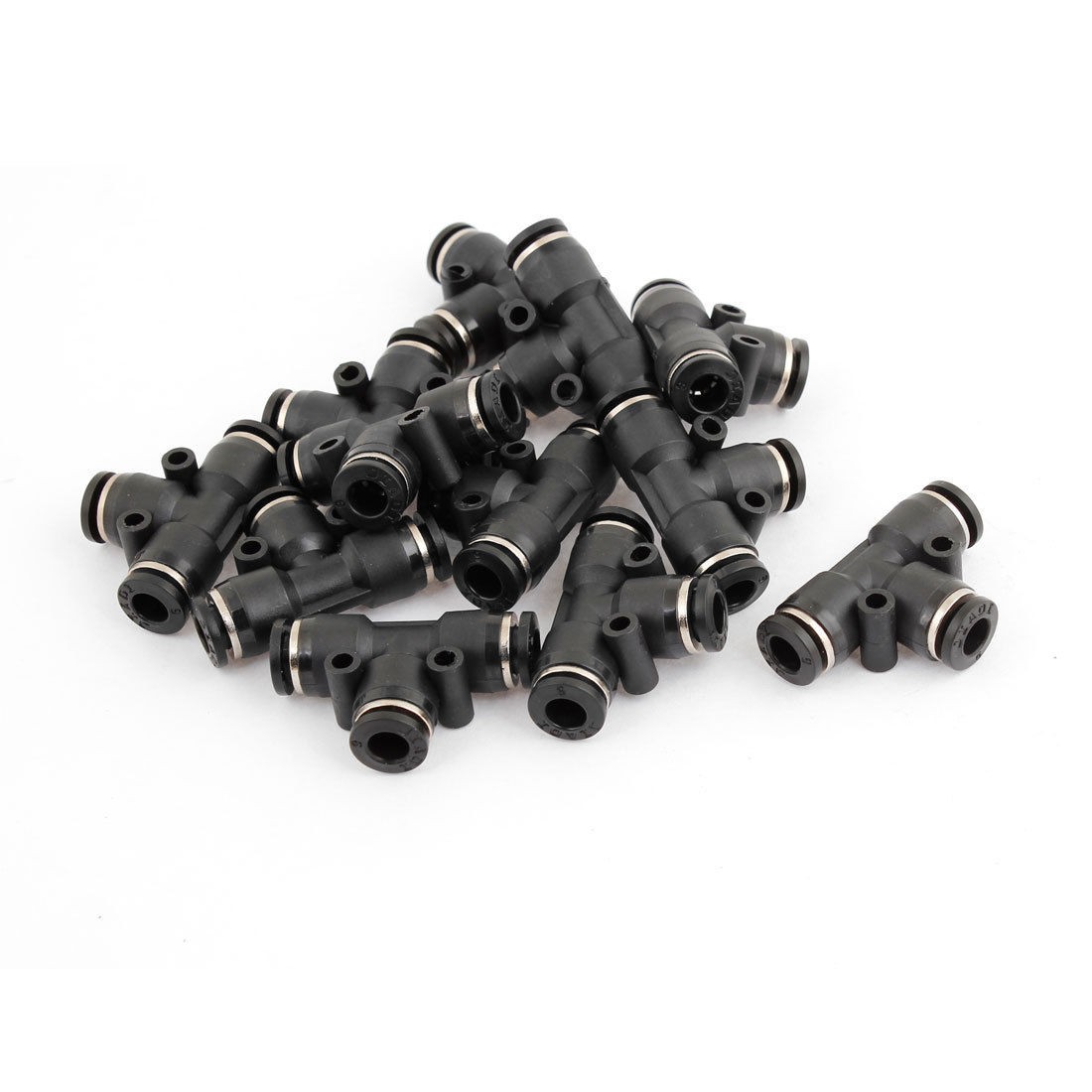 1 to 2 Way Pneumatic Air Quick Coupler Connector 12 Pcs