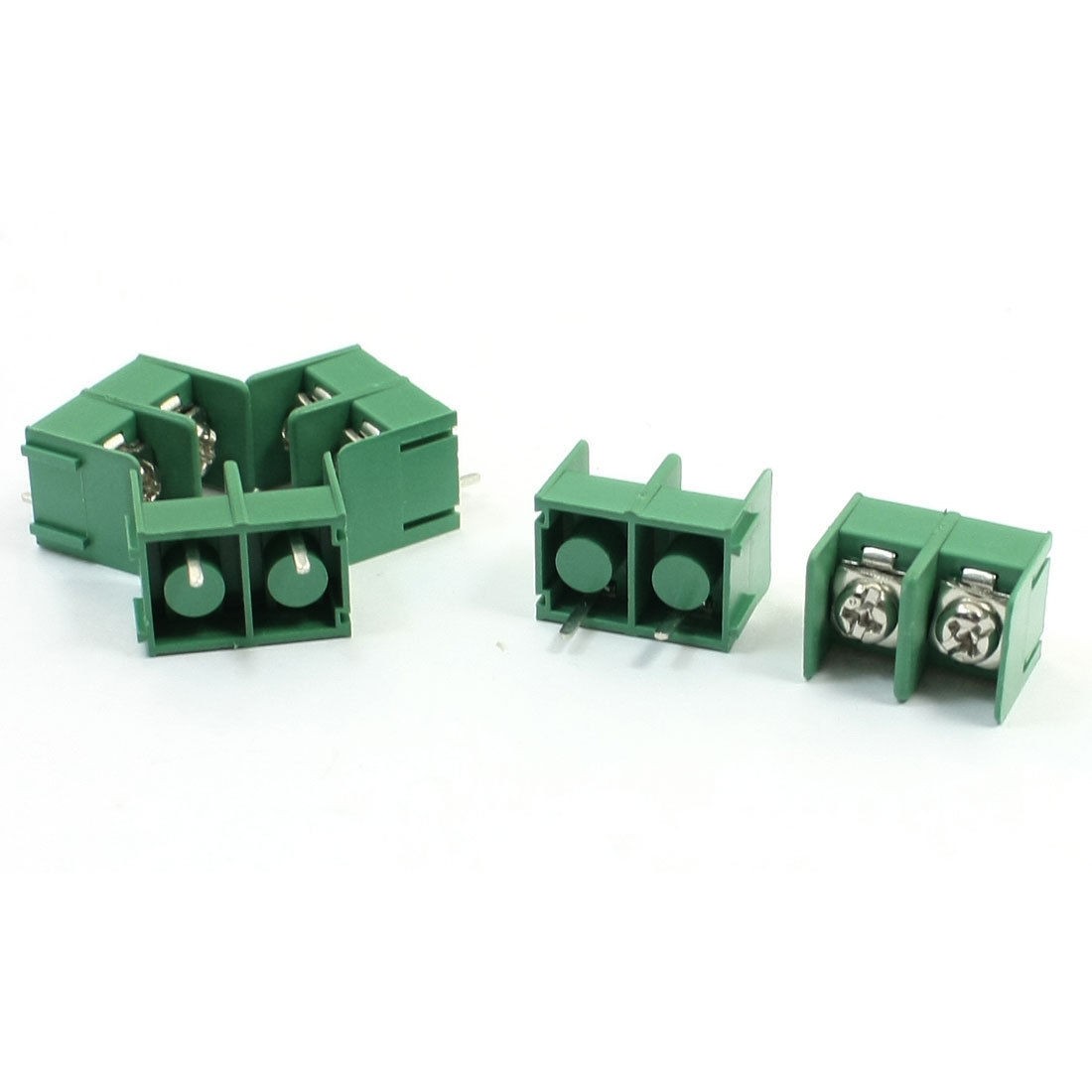 5pcs Straight 2 Pins 8 5mm Pitch PCB Screw Terminal Blocks 300V 10A