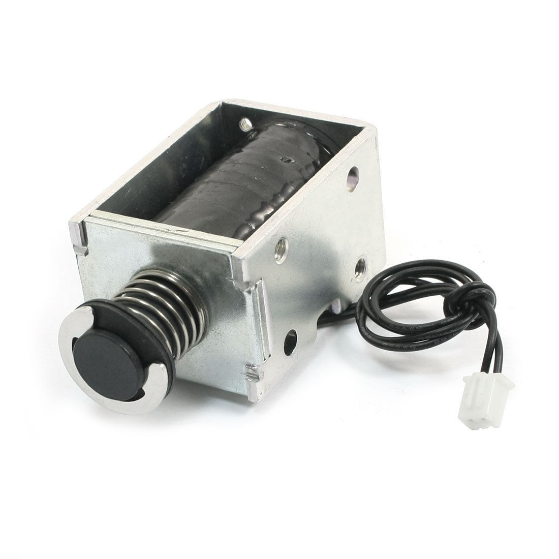 DC24V Linear Pull Type Open Frame Solenoid Electromagnet 4mm 1400g 12mm 1200g