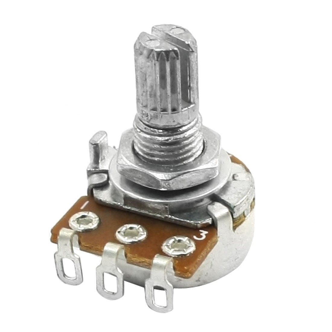 500K ohm A Type 15mm Length Volume Knob Handle Electric Bass Potentiometer