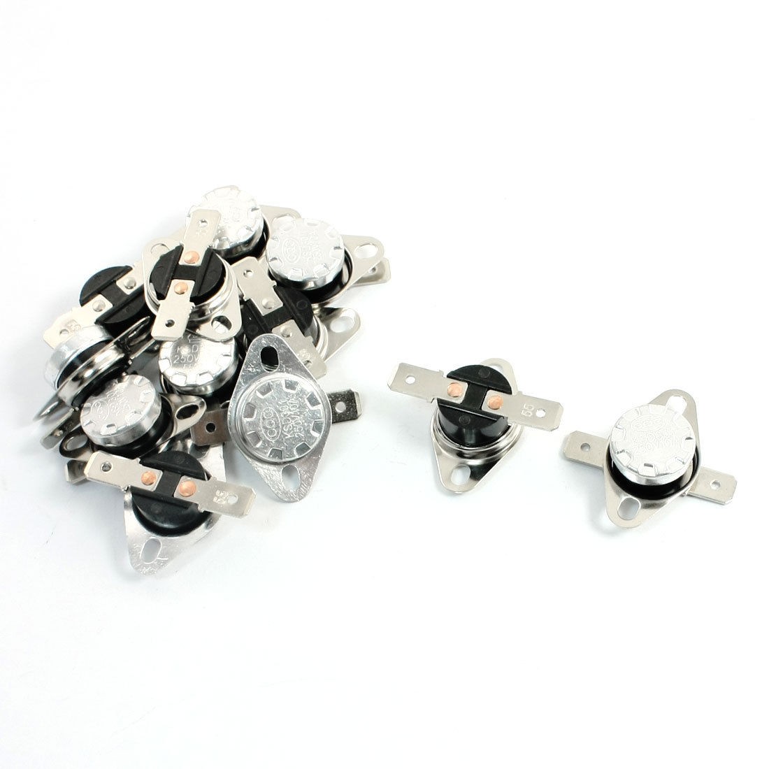 12pcs KSD301 55C Celsius NC Temperature Control Switches AC250V 10A