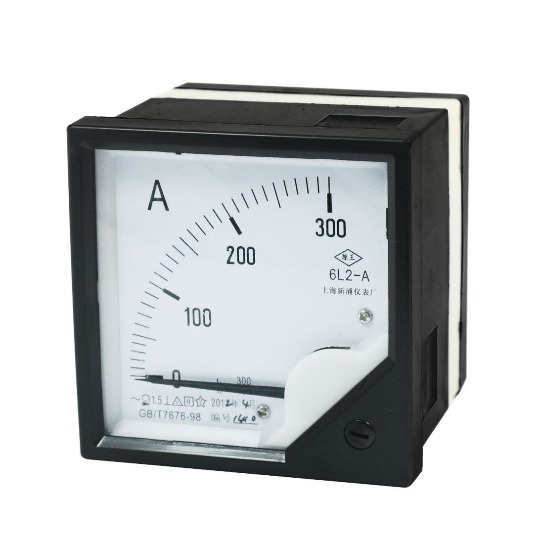 6L2-A AC 0 -300A Class 1.5 Accuracy Vertical Mounted Analog Ammeter Ampere Meter
