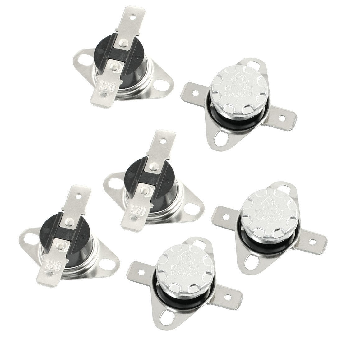 6PCS KSD301 120C NC 2-Terminals Thermostat Temperature Control Switch
